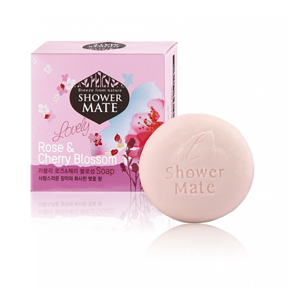 KERASYS Shower Mate Мыло Rose&Cherry Blossom	